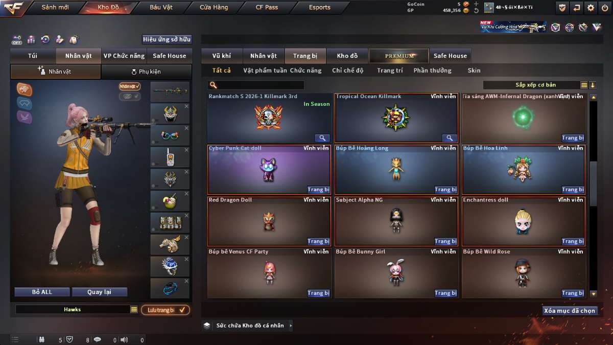 shop acc cf uy tin gia re